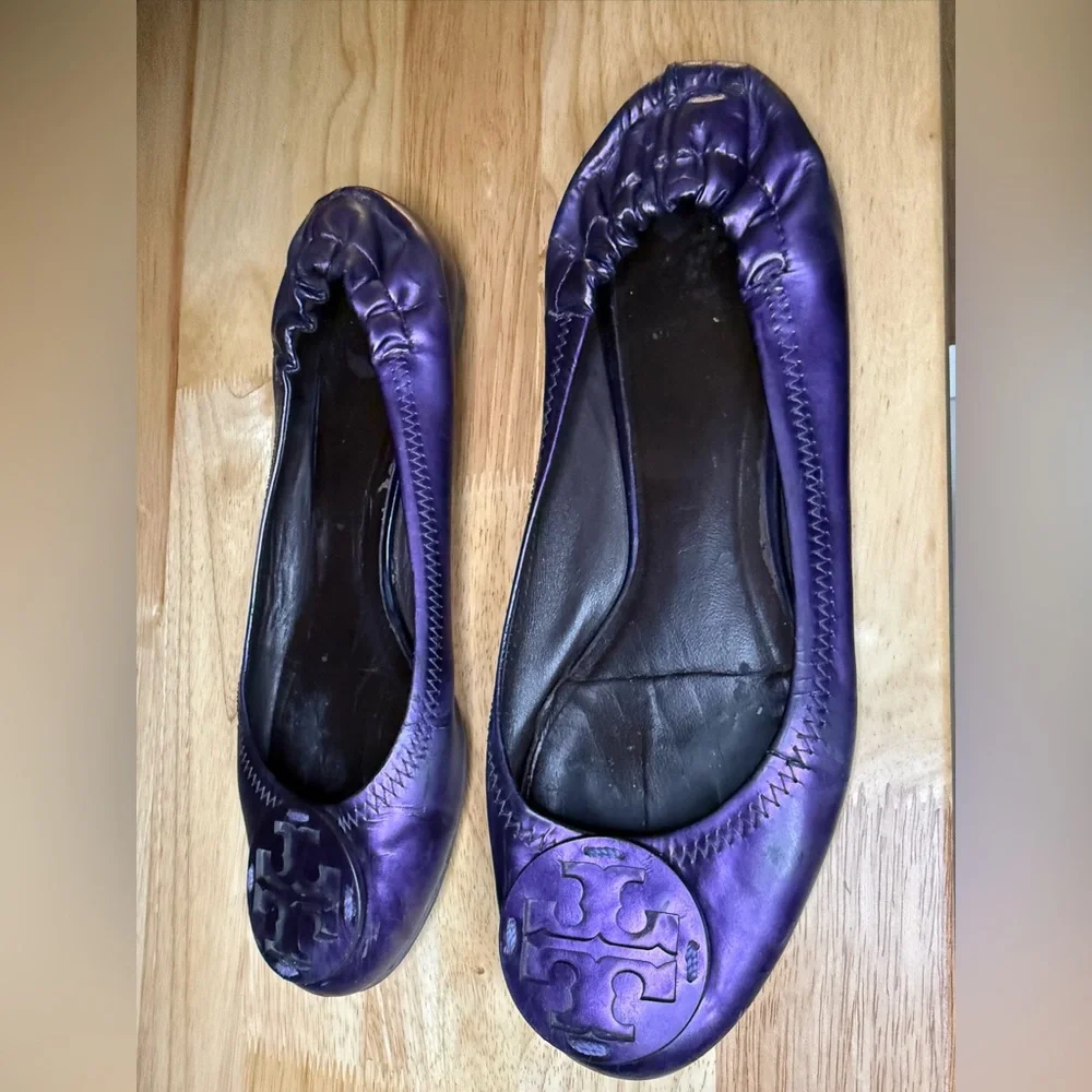 Tory Burch leather ballet